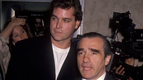Ray Liotta and Martin Scorcese pictured at a screening of Goodfellas in 1990