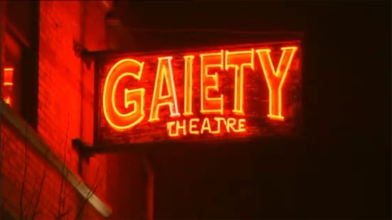 Gaiety Theatre sign in 2007
