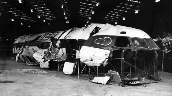 04 Dec 1972
Flashback to Disaster: Winter rain lashed a huge aircraft hangar on Friday (1-12-72), but inside it was still summer. Getty Images
