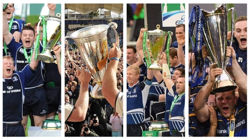 Leinster are looking to add to the titles won in 2009, 2011, 2012 and 2018