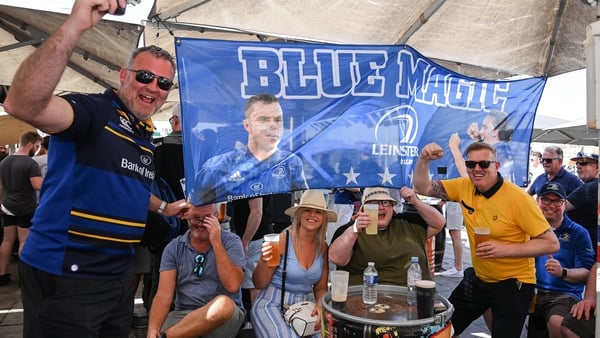 Leinster supporters pictured in Marseille ahead of their side's Heineken Champions Cup Final at Stade Velodrome