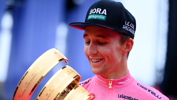 After his victory, Hindley said he had 'what happened in 2020' on his mind