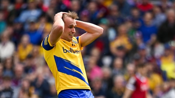 Roscommon's Enda Smith reacts to a missed chance against Galway