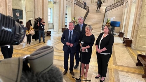 Michell O'Neill (C) said MLAs wanted to get to work