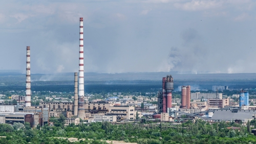 Sievierodonetsk is one of three towns that constitute one of Ukraine's largest chemical complexes