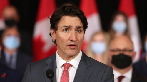 Canada's Prime Minister Justin Trudeau also said gun violence continues to rise in the country