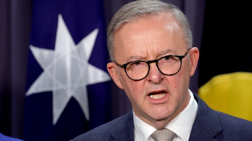 Anthony Albanese said that Labor had won 77 seats, a majority in the 151-seat House of Representatives