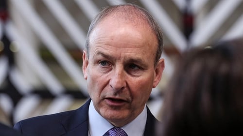 Micheál Martin is at an EU leaders' meeting to discuss Ukraine, defence and energy