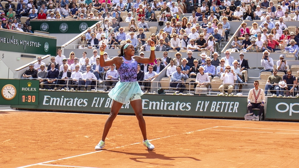 Coco Gauff won an incredible 78% of points played on her second serve