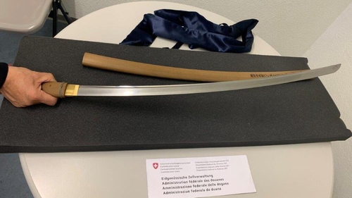 The Katana sword, which dates back to 1353, is valued at €650,000