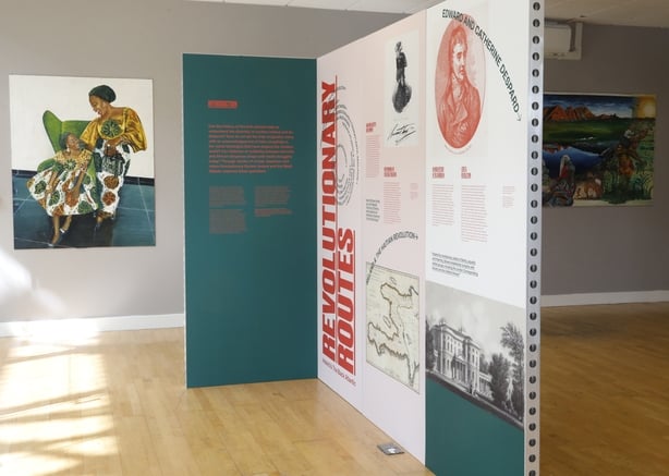 Displays at the exhibition