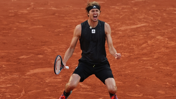 It's a second straight semi-final appearance for the German at Roland Garros