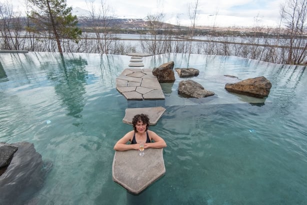 Sarah at the Forest Lagoon (Renato Granieri/PA)