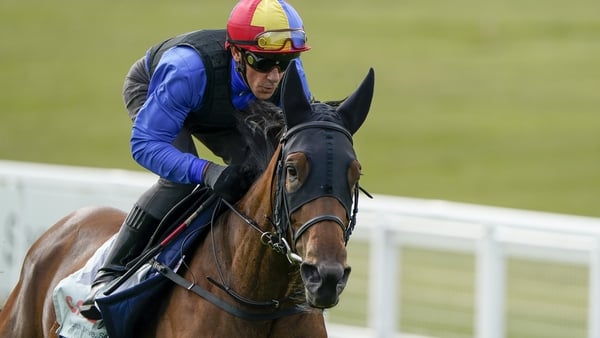 Frankie Dettori aboard Emily Upjohn during a recent gallop at Epsom