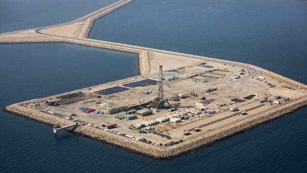The Manifa offshore oilfield in Saudi Arabia