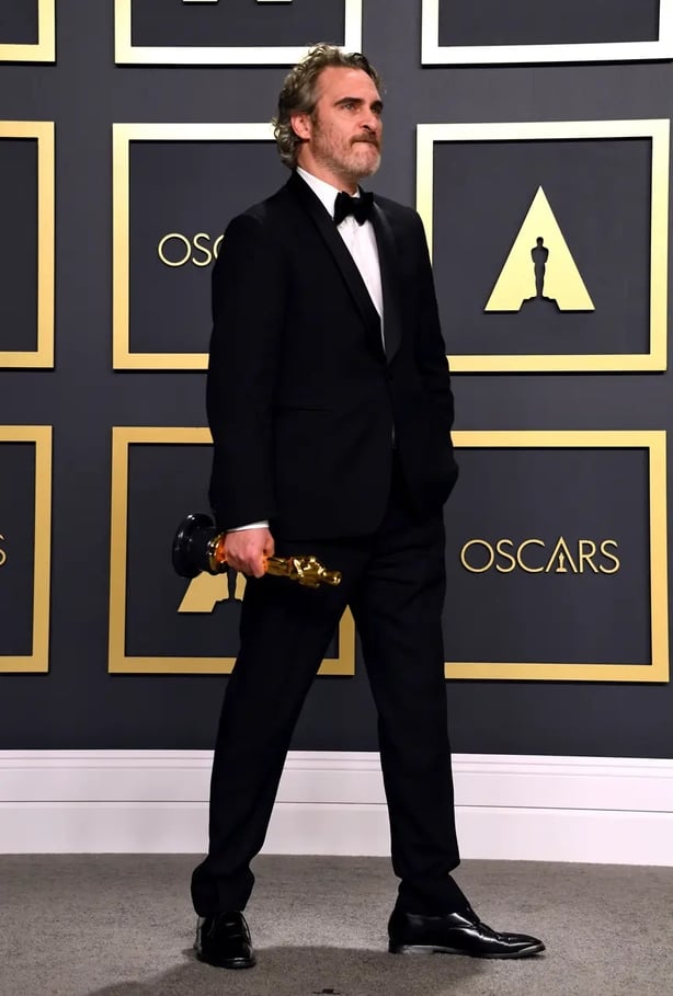 Joaquin Phoenix at the 2020 Oscars (Jennifer Graylock/PA)