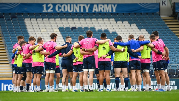 Leinster trained at the RDS this afternoon ahead of their quarter-final with Glasgow tomorrow