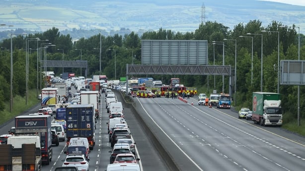 M50 crash on Friday