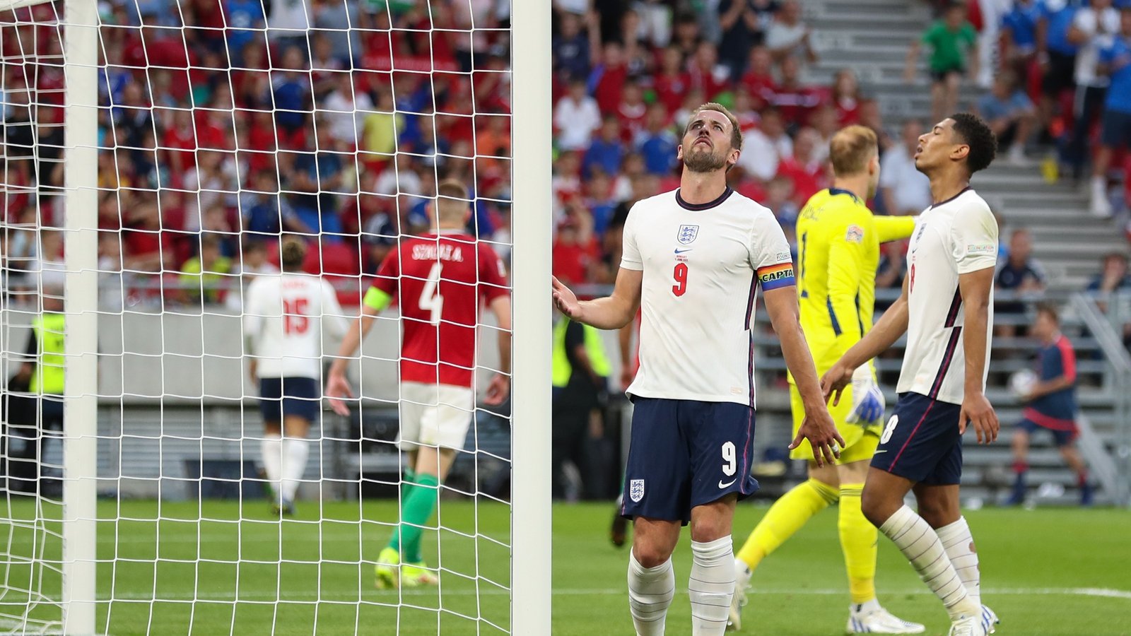 Harry Kane scores for England in 4-0 win against Hungary