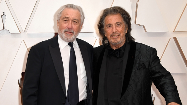 Robert De Niro and Al Pacino (pictured at the Oscars in March) - Will celebrate the 1995 crime-drama's place in film history with writer-director Michael Mann