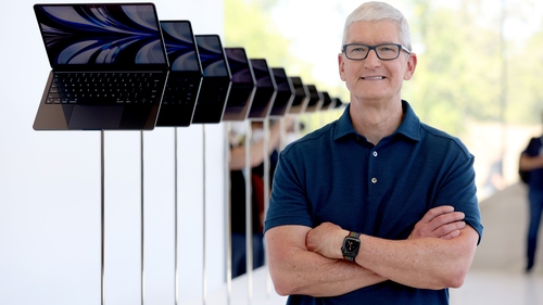 Apple CEO Tim Cook at the company's annual developer conference