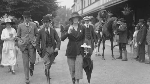 Attendees at the 1922 Dublin Horse Show. Photo: Getty Images