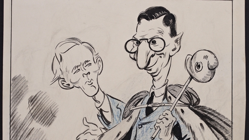 A cartoon from the Freeman's Journal attacking de Valera. Image courtesy of the National Library of Ireland