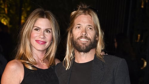 Taylor Hawkins and Alison Hawkins attends the Burberry "London in Los Angeles" event at Griffith Observatory on April 16, 2015 in Los Angeles, California. (Photo by Steve Granitz/WireImage)