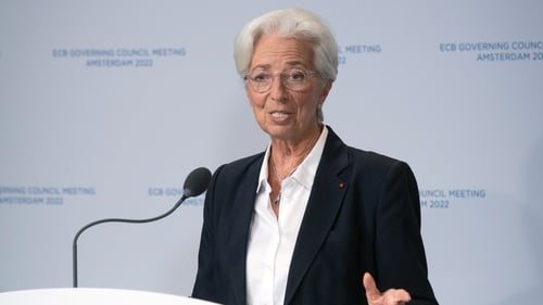 ECB President Christine Lagarde confirmed the bank's intention yesterday to raise rates by 0.5%