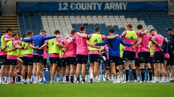 Leinster held their final run-through at the RDS yesterday morning