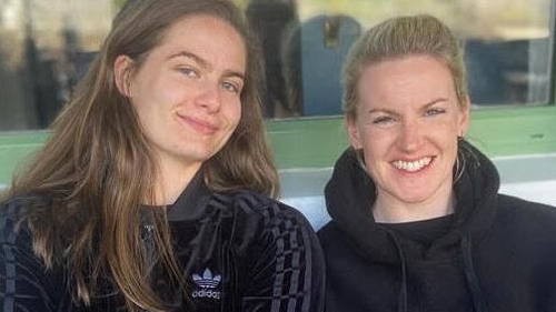 Partners Maria Curley and Fiona McHale will play against each other for the first time