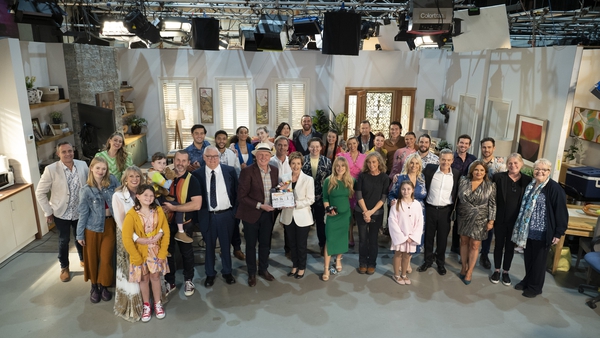 Neighbours shared a final photo of its cast and crew after filming wrapped on the last scene of the long-running Australian soap opera