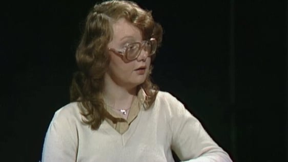 Folklorist Anne O'Connor in 1982