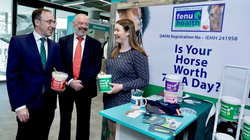 Minister of State for Trade Promotion, Digital and Company Regulation, Robert Troy, Richard Murphy, Manager LEO Support, Policy & Co-ordination Unit, Enterprise Ireland and Annie Madden of FenuHealth