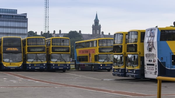 The Conyngham Road bus depot in Dublin