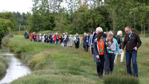 Members of the assembly on a trip to a nature reserve (Pic: RollingNews.ie)