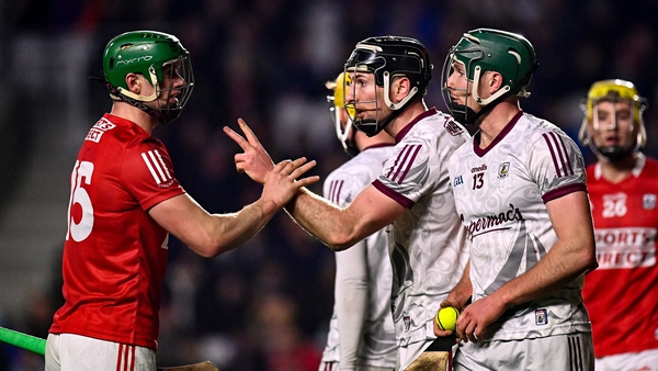 Cork beat Galway during their league encounter in March