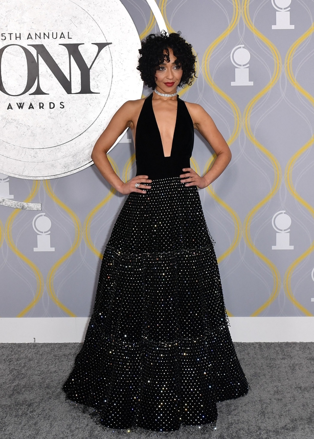 Ruth Negga is true disco diva in plunging gown for Tony Awards