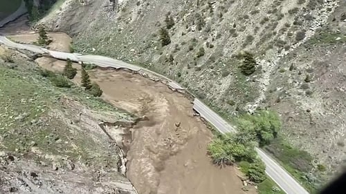 Yellowstone closed for first time in 34 years