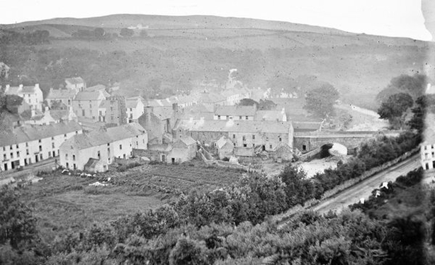 The village of Cushendall, C. Antrim, where the killings of the three men took place Photo: National Library of Ireland