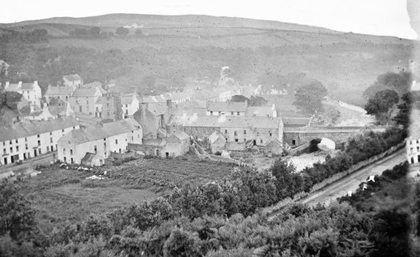 A view of Fermoy, Co. Cork, one of the many towns where the local economy has been hit by the evacuation of British troops Photo: National Library of Ireland