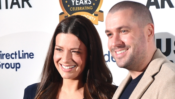 Sophie Austin and Shayne Ward (pictured at the UK's National Diversity Awards at Liverpool Cathedral in February) - 