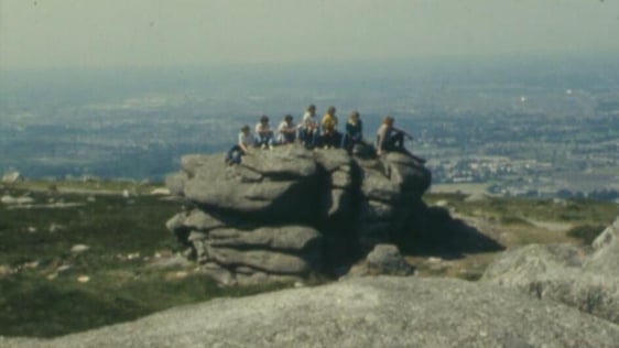 Young people in the Dublin mountains (1977)