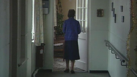 Elderly woman in her home (1992)