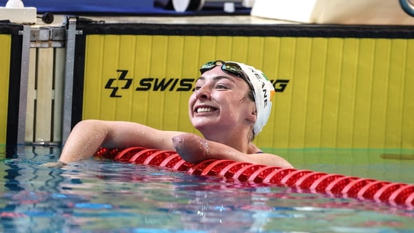 An elated Ellen Keane after she claimed the silver medal