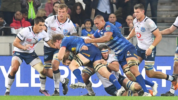 Evan Roos's second half try drew the Stormers level, before they went on to win