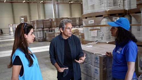 Ben Stiller said he hoped to 'share stories that illustrate the human impact of war and to amplify calls for solidarity'. Photo: UNHCR