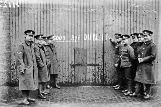 British troops leaving Ireland 1922