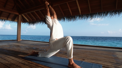 A yoga event in the Maldives was disrupted (file image)