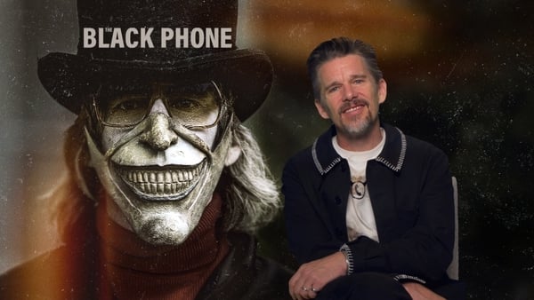 Ethan Hawke plays failed clown turned child snatcher The Grabber in The Black Phone